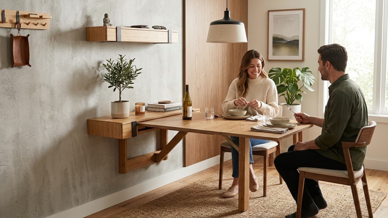 8 floating furniture hacks that will instantly double up your floor space