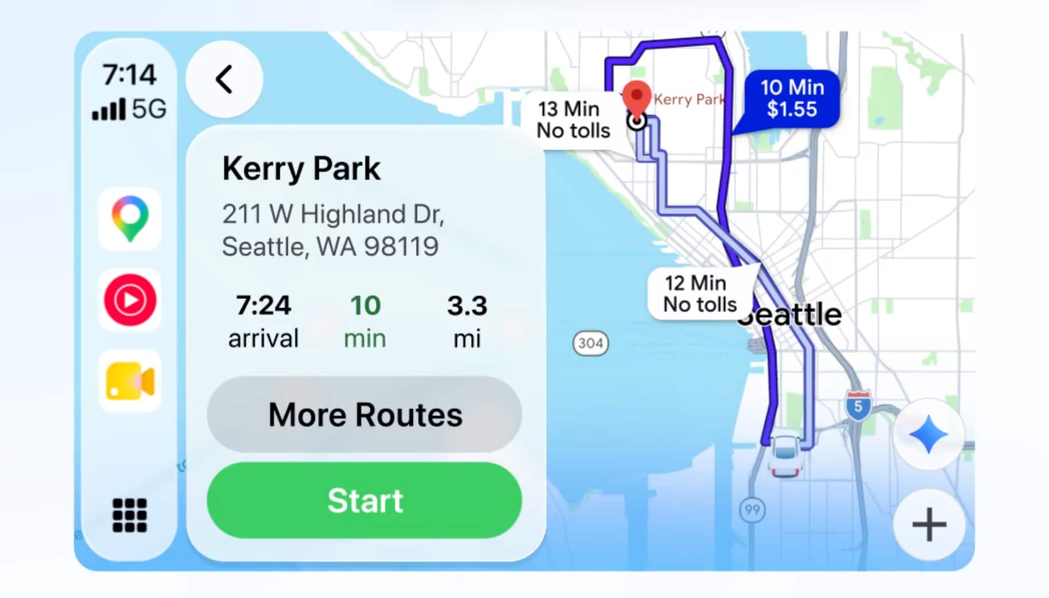 Google Maps brings Gemini to Apple CarPlay for voice-based navigation