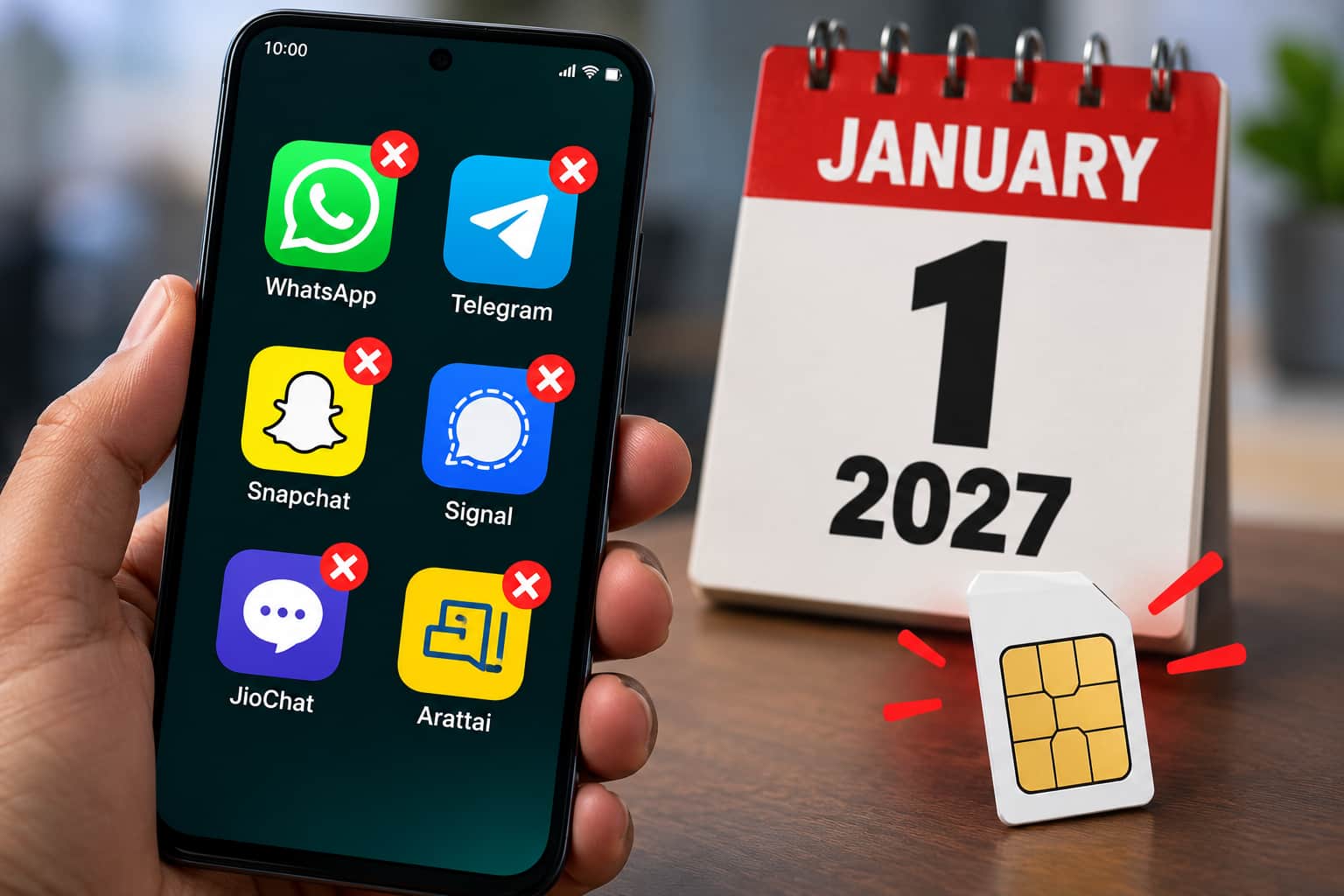 Why WhatsApp, Telegram and other instant messaging apps may stop working as per the new SIM Binding rule...