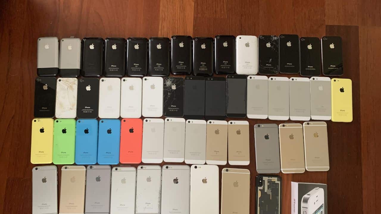 'It is my hobby': Dubai man brings 53 iPhones spanning generations to Apple Stor...