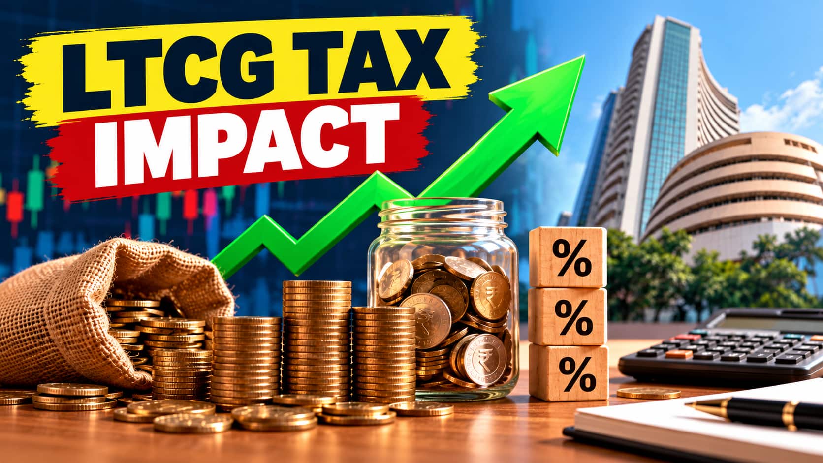 Government may change LTCG tax on shares. How much could your post-tax gains change?