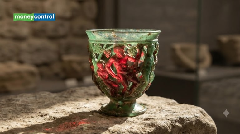 How did ancient Romans make Glass that changes colour from Green to ...